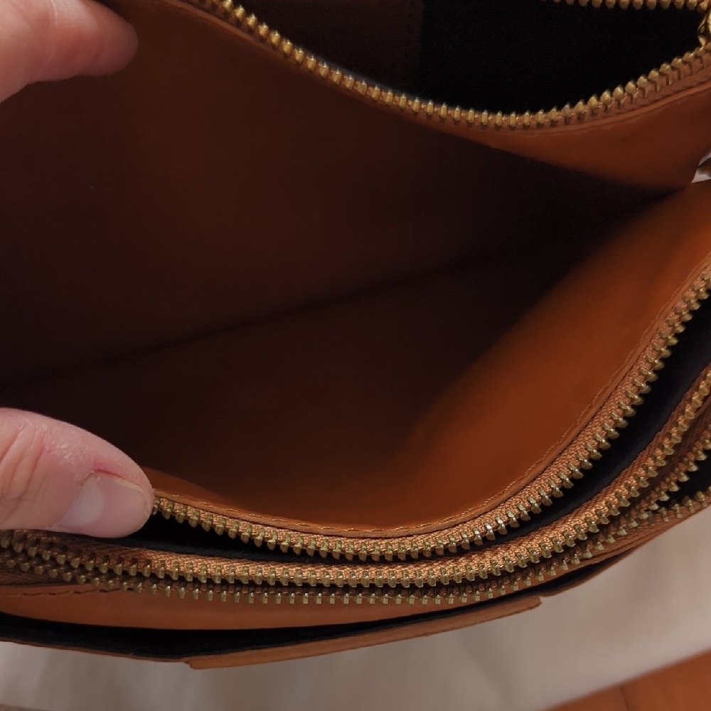 Opening Ceremony Tan Leather Satchel Bag - Picture 7 of 16